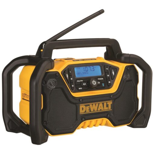 DEWALT 12V/20V MAX Portable Bluetooth Radio, Cordless, 100 ft Range, 3.5” Subwoofers, Jobsite (DCR028B) - Image 9