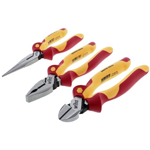Wiha Insulated Industrial Pliers, Cutters and Interchangeable Screwdriver Set Bundle (4 Pieces) - Image 6