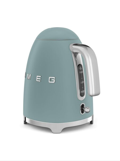 SMEG 50's Retro Style 7-Cup Electric Water Kettle with Automatic Shutoff, Removable Base, and Water Indicator (Jade) - Image 3