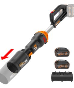 WORX Nitro 40V WG585 Leaf Blower Cordless with Battery & Charger, PowerShare, Blowers for Lawn Care Up to 165 MPH 620 CFM, Lightweight with High-Power Turbine Fan and Brushless Motor