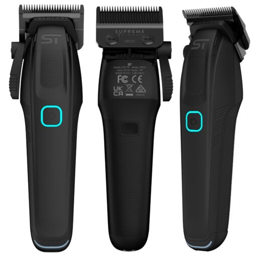 Supreme Trimmer Recharge Clipper - Professional Hair Clipper with 2 Removable Batteries, Brushless Motor, Smart Charge Stand, USB-C Charge & DLC Blades Barbers | STC779 - Image 5