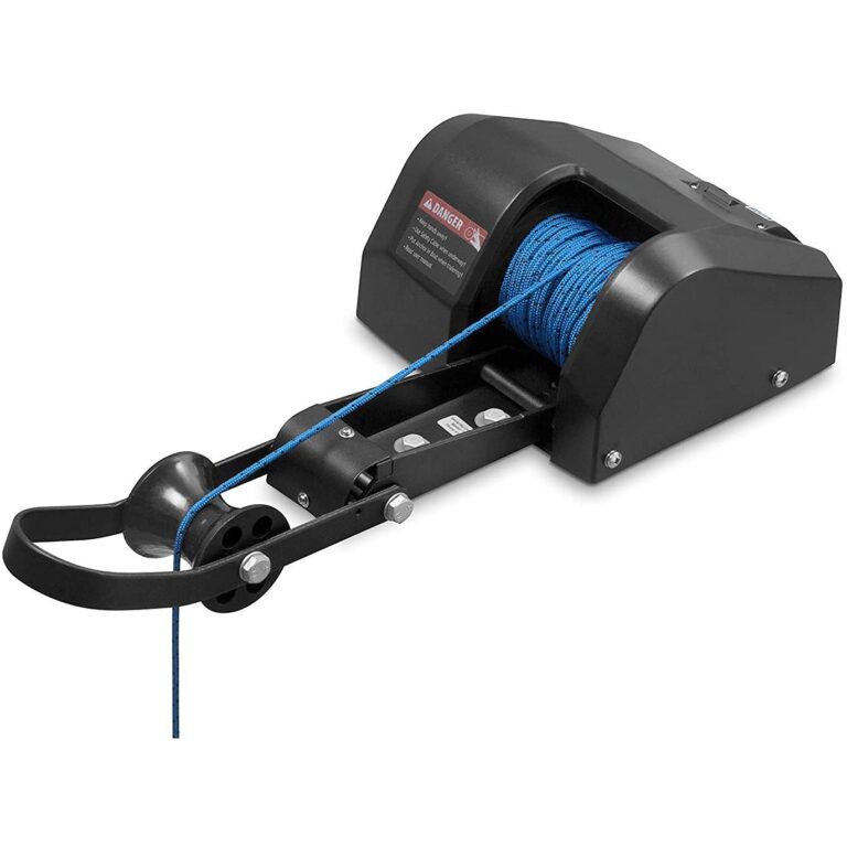 NEWMAIX 12V Up to 35 LBS Electric Marine Anchor Winch, Saltwater Boat Anchor Windlass Kit, Heavy Duty Towing Winches for Fishing Boat Pontoon Boat (Black, 35 LBS) - Image 4