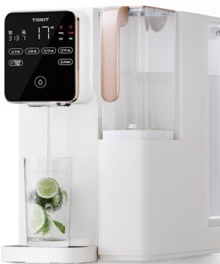 TOKIT T1 Pro Reverse Osmosis Water Filter Countertop, NSF/ANSI 58, RO Whole House Water Filter System with Alkaline Remineralization Filter and Instant Heating Tech, No Installation
