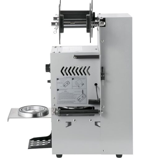 VEVOR Semi-automatic Cup Sealing Machine, 300-500 Cup/h Tea Cup Sealer Machine, Silver Boba Cup Sealer Machine, 90/95mm Cup Diameter Boba Cup Sealing Machine with Control Panel for Bubble Milk Tea - Image 2