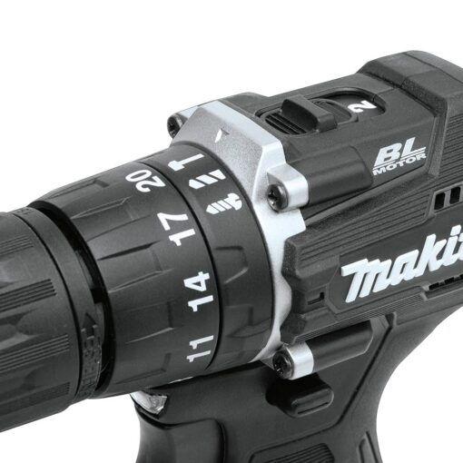 Makita XPH15RB 18V LXT Lithium-Ion Sub-Compact Brushless Cordless 1/2" Hammer Driver-Drill Kit (2.0Ah), Black - Image 4