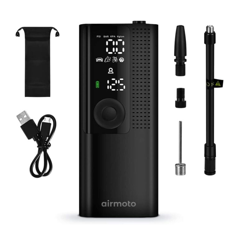 Airmoto and Power Kit Bundle Deal - 3 bundle - Tire Inflator Portable Air Compressor with Power Kit for Charging at Home and on The Road - Cordless Air Pump for Car Tires, Motorcycle, Bicycle - Image 2