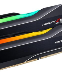 G.SKILL Trident Z5 Neo RGB Series (AMD Expo & Intel XMP 3.0) DDR5 RAM 64GB (2x32GB) 6000MT/s CL36-36-36-96 1.35V Desktop Computer Memory U-DIMM - Matte Black (F5-6000J3636F32GX2-TZ5NR)