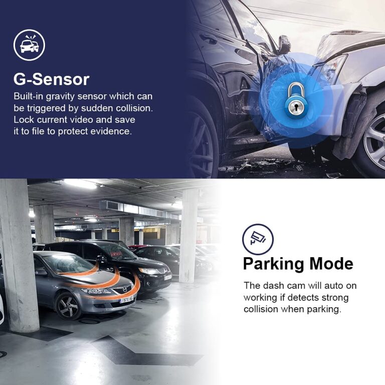Fitcamx 4K Dash Cam Suitable for Volkswagen Golf GTI Golf R 2015-2024 & Golf (Model B), OEM Look, 2160P UHD Video, Built-in WiFi & APP, Loop Recording, Parking Sensor, Plug & Play, 64GB Card - Image 2