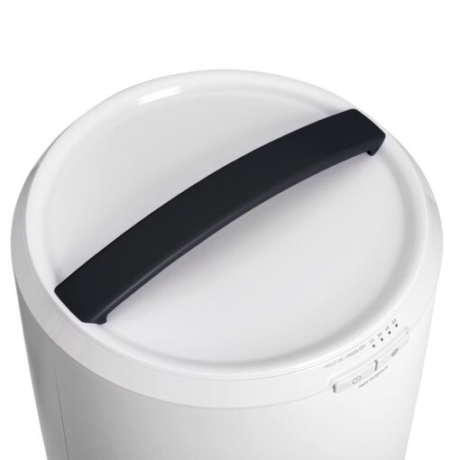 ZADRO Heated Towel Warmers for Bathroom - Large Towel Warmer Stainless Steel Bucket, White/Black, Auto Shut Off, 20L Fits Up to Two 40"X70" Oversized Towels - Image 9