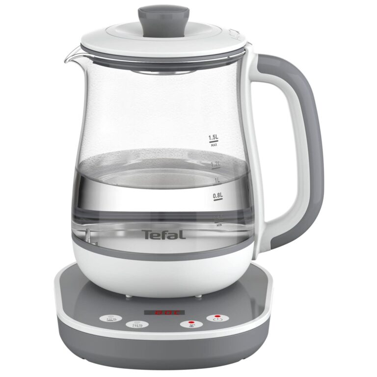 Tefal Tastea Tea Maker, 8 Temperature Settings, 1.5L Capacity, Removable Stainless Steel Tea Basket, Keep Warm, Durable Glass Body, 360° Freestanding Base BJ551B10 - Image 2