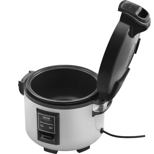 VEVOR Commercial Rice Cooker, 60-Cup Rice Cooker, 13.74 Qt / 13 Liter Large Rice Cooker and Warmer with Nonstick Inner Pot, Fast Cooking and 12-Hour Keep Warm, with Rice Cup and Paddle, for Restaurant - Image 2