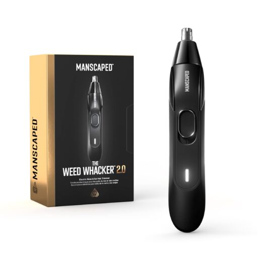 MANSCAPED® Face Grooming Trio - The Beard Hedger® Premium Beard Trimmer, The Handyman™ Compact Face Shaver, Weed Whacker® 2.0 Nose & Ear Hair Razor, The Shed™ Toiletry Bag - Image 5