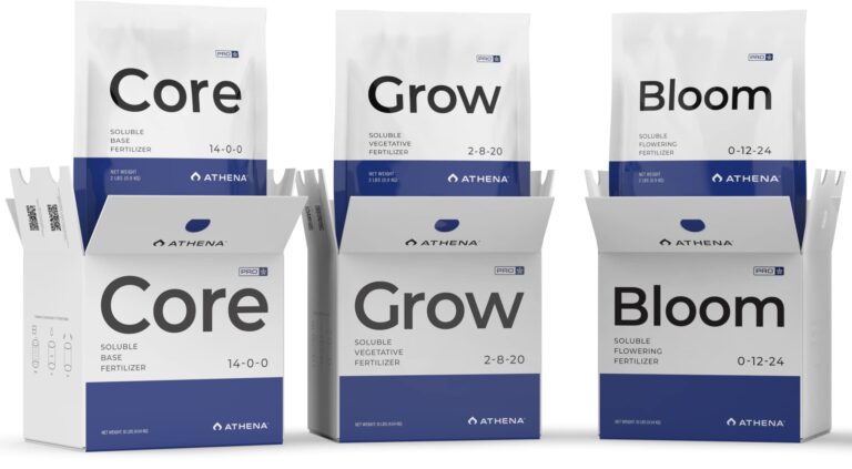 Athena Pro Line Complete Kit: Dry Soluble Plant Fertilizer - Pro Grow & Bloom (10 lb)