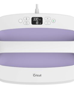 Cricut EasyPress 2 Heat Press Machine (12 in x 10 in), Ideal for T-Shirts, Tote Bags, Pillows, Aprons & More, Precise Temperature Control, Features Insulated Safety Base & Auto-Off, Lilac