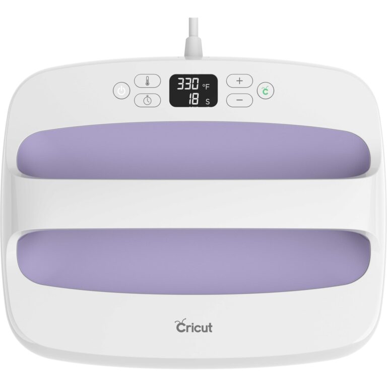 Cricut EasyPress 2 Heat Press Machine (12 in x 10 in), Ideal for T-Shirts, Tote Bags, Pillows, Aprons & More, Precise Temperature Control, Features Insulated Safety Base & Auto-Off, Lilac