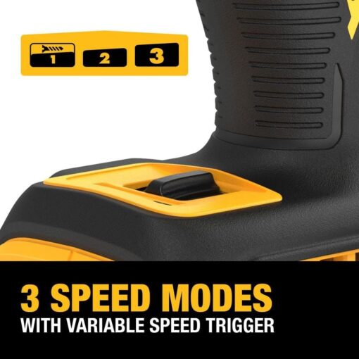 DEWALT 20V MAX Impact Driver, Cordless, 3-Speed, Battery and Charger Included (DCF845D1E1) - Image 8