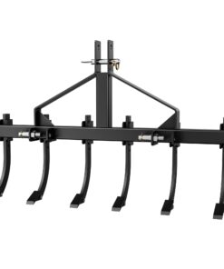 YITAMOTOR Chisel Plow Scarifier, Detachable Cultivator with 6 Scarifier Shank, 3 Point Scarifier for CAT-0 & CAT-1