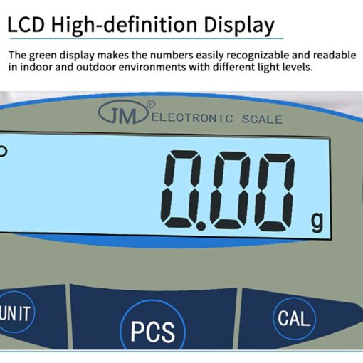 JAJKAFCL 500g/0.001g Accuracy High Precision Lab Scale Electronic Laboratory Analytical Balance Digital Kitchen Balance for Jewelry Balance(200g/0.001g) - Image 6