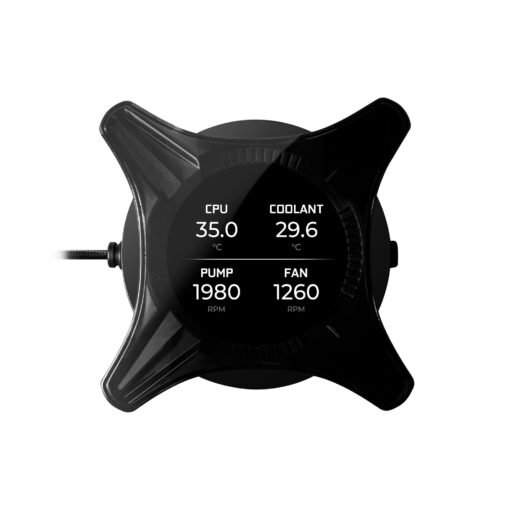 EVGA CLCx 360mm All-in-One LCD CPU Liquid Cooler, 3X 120mm PWM ARGB Fans, Intel, AMD, 5 YR Warranty, 400-HY-CX36-V1 - Image 6