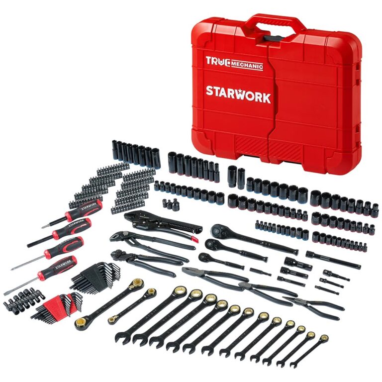 STARWORK TRUE MECHANIC 312-Piece Mechanics Tool Set and Socket Set, Professional, SAE/Metric - Image 4