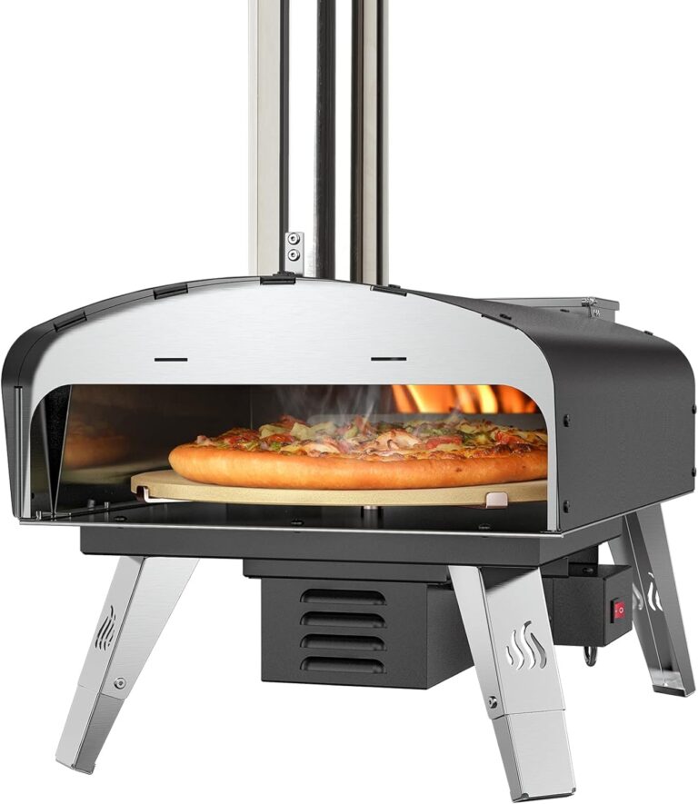Mimiuo Outdoor Pizza Oven Wood Pellet Fired Pizza Stove with Automatic Rotating System, Pizza Stone, Pizza Peel and Carry Bag (Tisserie W-Oven Series) - Global Patent - Image 2