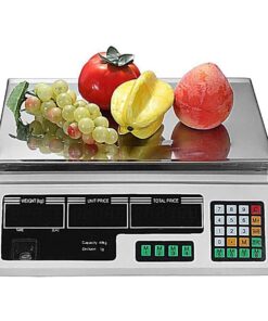 Kitchen Digital Baking Scales,Electronic Food Scale, Commercial Shop Electronic Scale 40KG LCD Display Digital Price Computing Counting Food Scale for Food Meat, Fruit and Vegetable Scales