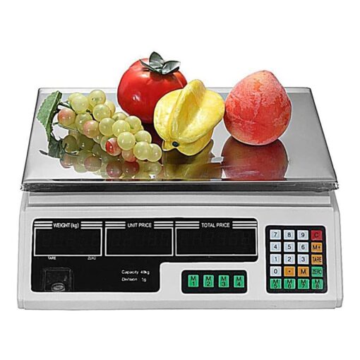 Kitchen Digital Baking Scales,Electronic Food Scale, Commercial Shop Electronic Scale 40KG LCD Display Digital Price Computing Counting Food Scale for Food Meat, Fruit and Vegetable Scales