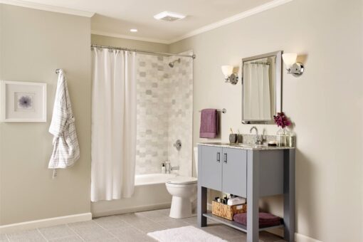 Broan-NuTone 791LEDM Ventilation Fan with LED Light and Roomside Installation, ENERGY STAR Certified, 110 CFM, 1.5 Sones, White - Image 4