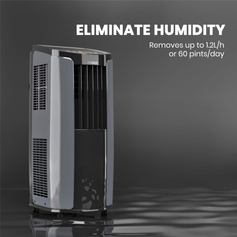 TOSOT 10,200BTU (6,200 BTU SACC) Portable Air Conditioner, Smart Wifi Control, AC Unit with Dehumidifier, Fan, Window Kit for Easy Installation, Cool Rooms Up to 400 Square Feet, Shiny Series - Image 6