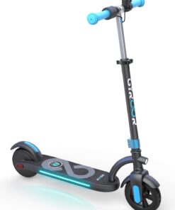 Gyroor Kids Electric Scooter, 180W Motor Digital Display, Multicolored LED Lights, Ideal Present for Boys & Girls Aged 6-12, H40-XTS