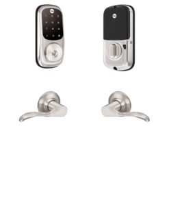 Yale Security B-YRD226-NR-NW-619 Yale Assure Lock Norwood Touchscreen Deadbolt with Matching Lever, Satin Nickel