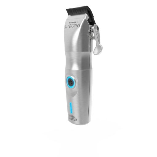 GAMMA+ Cyborg Professional Metal Cordless Ergonomic Hair Clipper with Digital Brushless Motor - Image 4