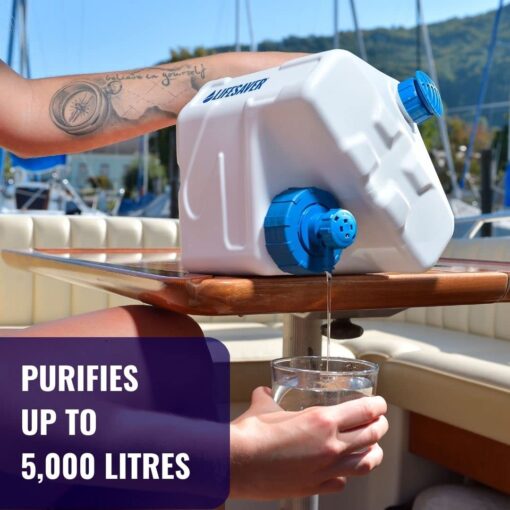 Lifesaver Cube Portable Water Filtration System - Survival Water Filter for Camping, Backpacking, Hiking - Emergency Water Purifier with Ultrafiltration Tech for Clean, Safe Drinking Water - Image 4