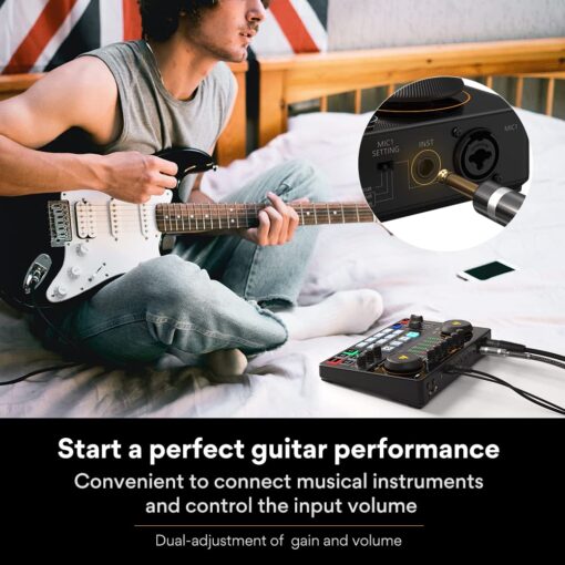 MAONO-MaonoCaster-Podcast Equipment Bundle for 2-includes All-in-one Audio Interface with Premium Mic Preamp, XLR Condenser Microphone, and 3.5MM Mic for Podcast Recording, Streaming, DJ (AME2 Duo) - Image 2