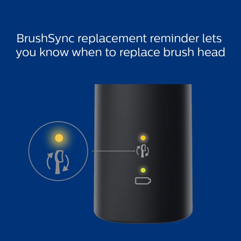 Philips Sonicare Protective Clean 6100 Navy Blue and 2 pack Premium Plaque Control Brush Head Bundle - Image 2