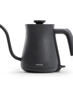 BALMUDA The Kettle | Electric Gooseneck Kettle | Lightweight | Stainless Steel | 0.6L (20fl oz) Capacity | Neon Light Indicator | Perfect for Tea and Coffee | US Version | Black