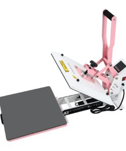 BetterSub Heat Press 15x15 inch Digital Heat Press Machine, Slide Out Industrial Quality T-Shirt Heat Transfer Machine Pink
