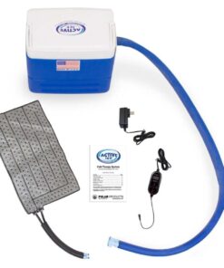 Polar Active Ice 3.0 | 9 QT Cold Therapy Ice Machine | Programmable Timer | Universal Rectangular Compression Pad | Cryotherapy Pain Relief System | Ace Bandage Style Compression