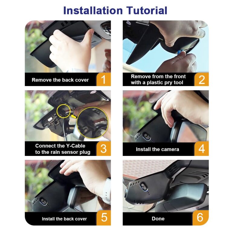 Fitcamx 4K Dash Cam Suitable for BMW X1 2023 2024 2025 M35i Xdrive28i (U11), OEM Factory Style, UHD 2160P Video, Built-in WiFi & APP, Loop Recording, Gravity Sensor, Easy to Install, 64GB Card - Image 3