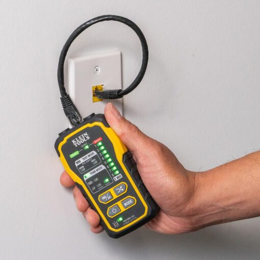 Klein Tools VDV500-920 Wire Tracer Tone Generator and Probe Set with RJ45 Port & VDV226-110 Ratcheting Modular Data Cable Crimper/Wire Stripper - Image 5