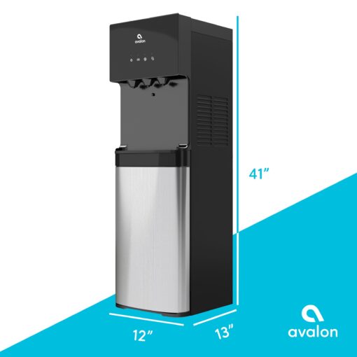 Avalon Bottom Loading Water Cooler Water Dispenser with BioGuard- 3 Temperature Settings - Hot, Cold & Room Water, Durable Stainless Steel Construction, Anti-Microbial Coating- UL Listed - Image 7