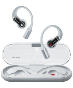 Nothing Ear (Open) Open-Ear Headphones, Earbuds with Earhooks, Clear Voice Technology with 2 Mics, BT 5.3, Fast Charging, Compatible with iPhone & Android -White