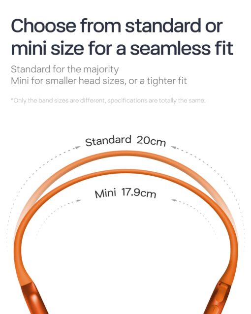 SHOKZ New OpenRun Pro 2 - Open-Ear, Bone Conduction Sport Headphones - with Headband - Sweat Resistant, Workout Headphones - Secure, Wireless, Comfortable Fit-Deep Bass and Smart Mic App - Image 5