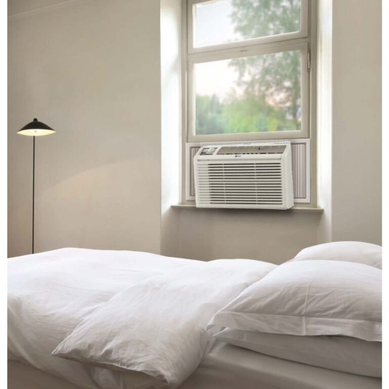 LG 5,000 BTU Window Air Conditioner, 115V, AC Window Unit Cools 150 Sq.Ft. (10' x 15' Room Size), Perfect for Bedrooms, Quiet AC with 2 Cooling & Fan Speeds, 2-Way Air Deflection, and Washable Filter - Image 9