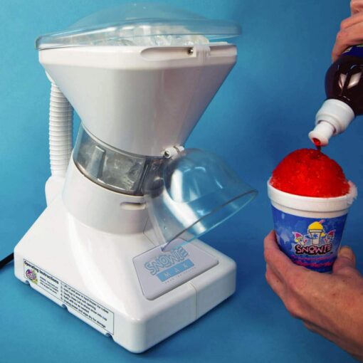 SNOWIE - Little Snowie Max Snow Cone Machine - Premium Shaved Ice Maker, With Powder Sticks Syrup Mix, Entrepreneur Kit - Image 2