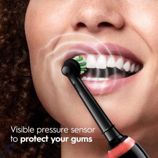 Oral-B Genius X Limited Rechargeable Electric Toothbrush with 1 Replacement Brush Head, Travel Case, Midnight Black - Image 6