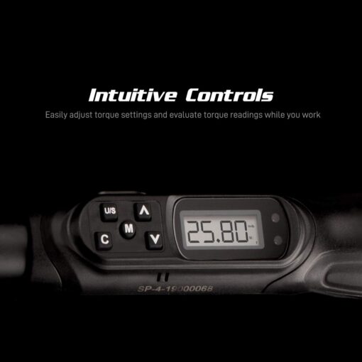Capri Tools Digital Torque Screwdriver, Dual Direction, 1.77-35.39 in. lbs./20-400 cNm/2.04-40.82 kg-cm, 26000 - Image 5