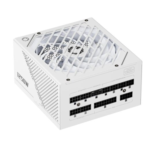 GAMEMAX Rampage Series, 1250W, Full Modular Power Supply, ATX 3.1 & PCIE 5.1 Ready, 80 Plus Platinum Certified, 105°C Japanese Caps, 135mm F.D.B Fan, 10 Year Warranty, GX1250, White