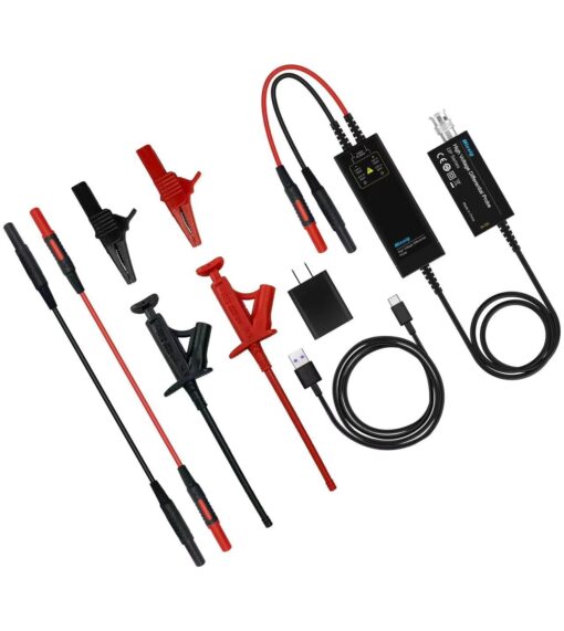 Micsig DP10013 High Voltage Differential Probe 1300V 100MHz 3.5ns Rise Time 50X/500X Attenuation - Image 5