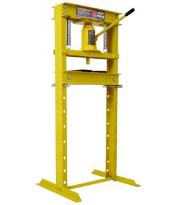 H-Frame Hydraulic Shop Press - Adjustable Garage Floor Press with 6 Ton 12 Ton 20 Ton Capacity and Stamping Plates